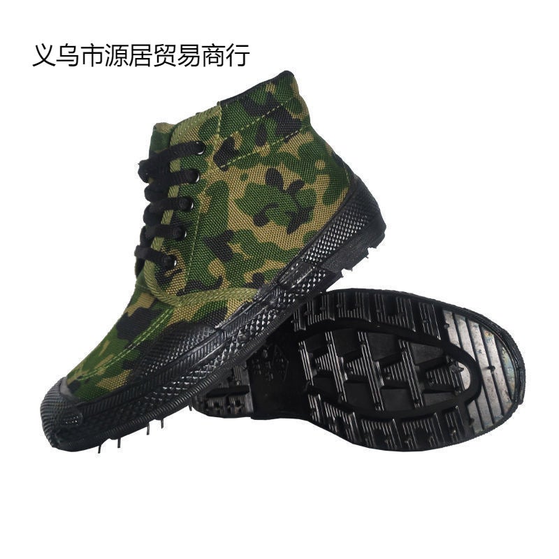 Manufacturer High-Top Labor Protection Men'S And Women'S Rubber Shoes Non-Slip Wear-Resistant Rubber Shoes Construction Site Labor Shoes Mountaineering Running Rubber Shoes - Image 3